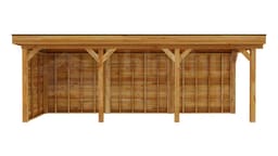 vrijstaande zelfbouw douglas veranda Outback Douglas Vrijstaande Veranda 750x300 - Outback - ODVV750x300 - 750x300