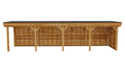 vrijstaande zelfbouw douglas veranda Outback Douglas Vrijstaande Veranda 1050x300 - Outback - ODVV1050x300 - 1050x300