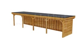 vrijstaande zelfbouw douglas veranda Outback Douglas Vrijstaande Veranda 1150x300 - Outback - ODVV1150x300 - 1150x300