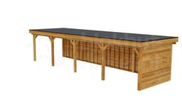 vrijstaande zelfbouw douglas veranda Outback Douglas Vrijstaande Veranda 1150x350 - Outback - ODVV1150x350 - 1150x350