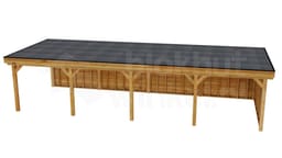 vrijstaande zelfbouw douglas veranda Outback Douglas Vrijstaande Veranda 1150x450 - Outback - ODVV1150x450 - 1150x450