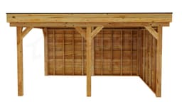 vrijstaande zelfbouw douglas veranda Outback Douglas Vrijstaande Veranda 500x450 - Outback - ODVV500x450 - 500x450