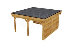 vrijstaande zelfbouw douglas veranda Outback Douglas Vrijstaande Veranda 500x500 - Outback - ODVV500x500 - 500x500
