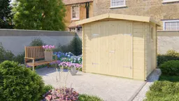 blokhut Blokhut Valery | Inclusief fundamentbalken, shingles, startset en bezorging! - Tuindeco - 40.0168 - 245x245