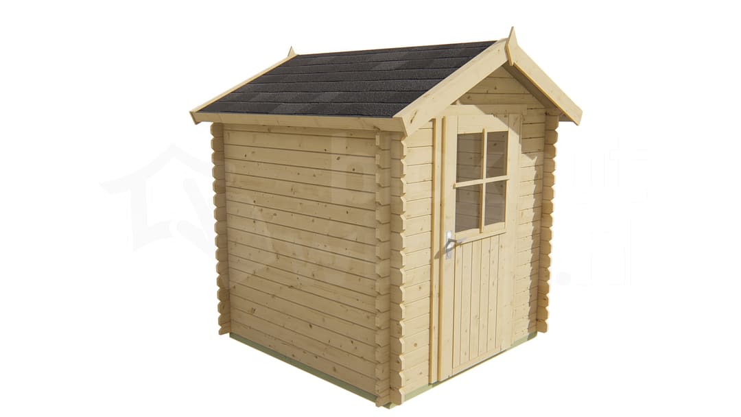 blokhut Blokhut Richard | Inclusief fundamentbalken, shingles, startset en bezorging! - Tuindeco - 40.0180 - 200x200 blokhut Blokhut Richard | Inclusief fundamentbalken, shingles, startset en bezorging! - Tuindeco - 40.0180 - 200x200