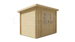 blokhut Blokhut Kris | Inclusief fundamentbalken, easyroofing, startset en bezorging! - Tuindeco - 40.0193 - 290x200