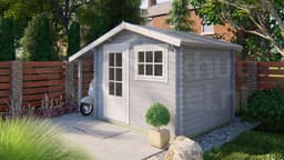 blokhut Blokhut Lars geïmpregneerd | Inclusief fundamentbalken, shingles, startset en bezorging! - Tuindeco - 40.0400-DI - 300x260