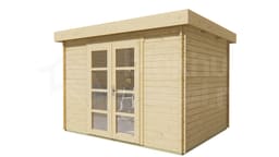 tuinhuis Blokhut Hypermodern | Inclusief fundamentbalken, easyroofing, startset en bezorging! - Tuindeco - 40.0777 - 320x260