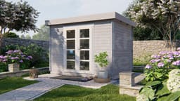tuinhuis Blokhut Hypermodern | Inclusief fundamentbalken, easyroofing, startset en bezorging! - Tuindeco - 40.0777 - 320x260