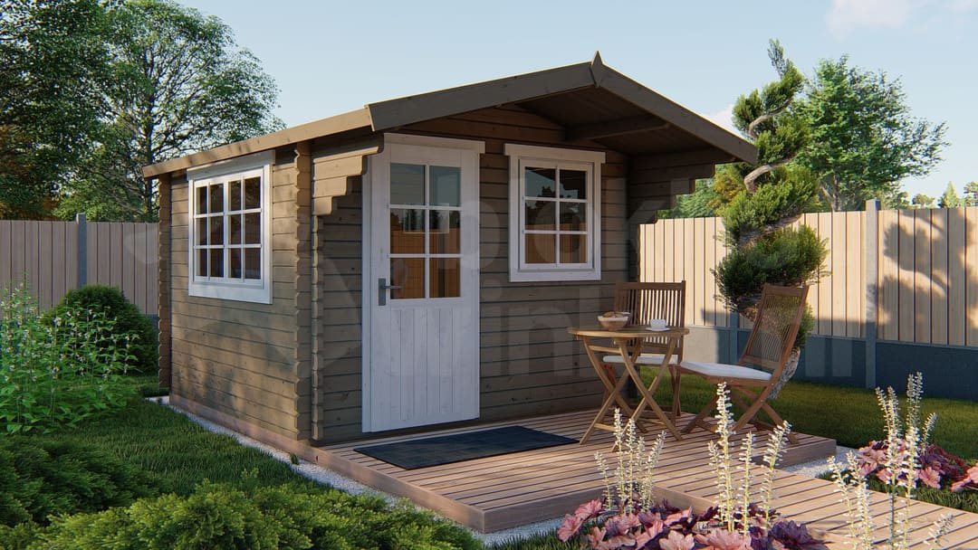 blokhut Blokhut Riho | Inclusief fundamentbalken, shingles, startset en bezorging! - Tuindeco - 40.0778 - 320x320 blokhut Blokhut Riho | Inclusief fundamentbalken, shingles, startset en bezorging! - Tuindeco - 40.0778 - 320x320