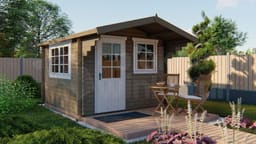 blokhut Blokhut Riho | Inclusief fundamentbalken, shingles, startset en bezorging! - Tuindeco - 40.0778 - 320x320