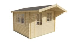 blokhut Blokhut Riho | Inclusief fundamentbalken, shingles, startset en bezorging! - Tuindeco - 40.0778 - 320x320