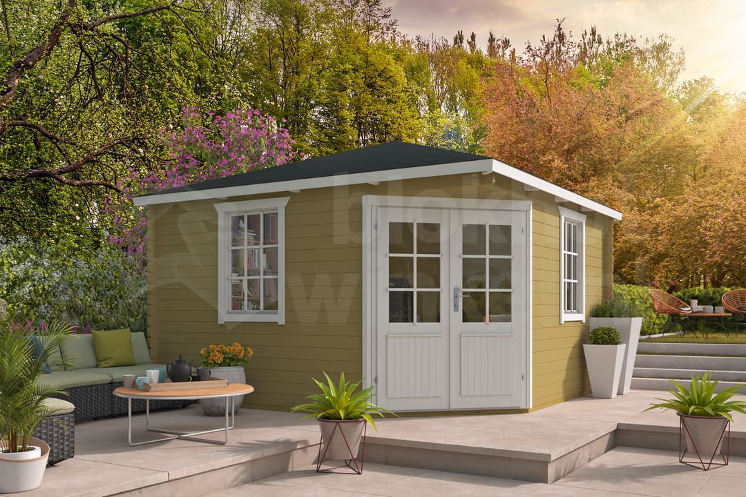 blokhut Blokhut Lotte | Inclusief fundamentbalken, shingles, startset en bezorging! - Tuindeco - 40.0780 - 400x400 blokhut Blokhut Lotte | Inclusief fundamentbalken, shingles, startset en bezorging! - Tuindeco - 40.0780 - 400x400