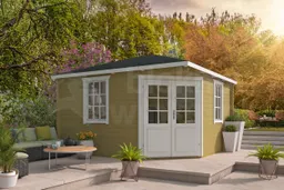 blokhut Blokhut Lotte | Inclusief fundamentbalken, shingles, startset en bezorging! - Tuindeco - 40.0780 - 400x400