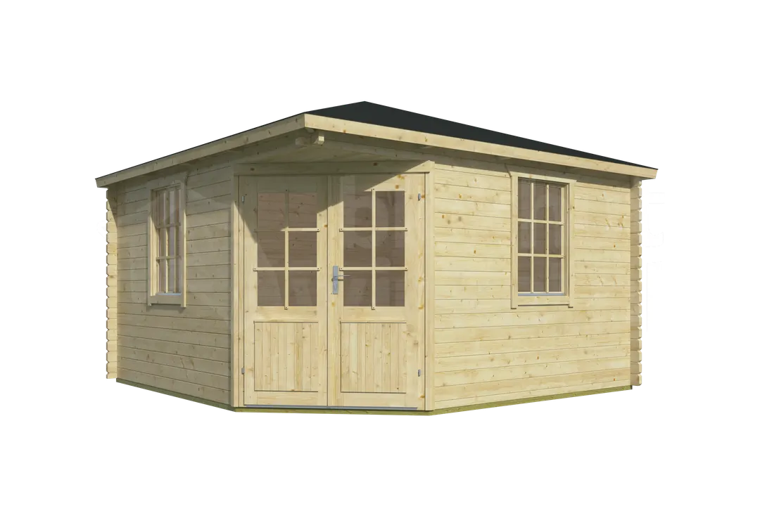 blokhut Blokhut Lotte | Inclusief fundamentbalken, shingles, startset en bezorging! - Tuindeco - 40.0780 - 400x400 blokhut Blokhut Lotte | Inclusief fundamentbalken, shingles, startset en bezorging! - Tuindeco - 40.0780 - 400x400