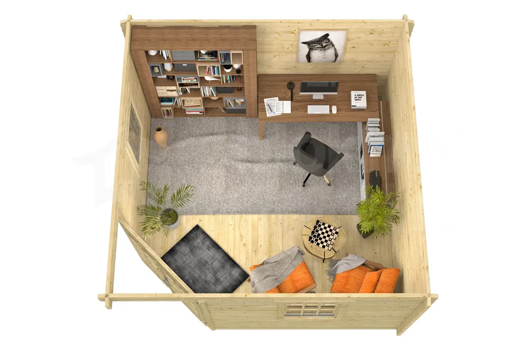 blokhut Blokhut Lotte | Inclusief fundamentbalken, shingles, startset en bezorging! - Tuindeco - 40.0780 - 400x400 blokhut Blokhut Lotte | Inclusief fundamentbalken, shingles, startset en bezorging! - Tuindeco - 40.0780 - 400x400