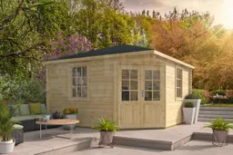 blokhut Blokhut Lotte | Inclusief fundamentbalken, shingles, startset en bezorging! - Tuindeco - 40.0780 - 400x400