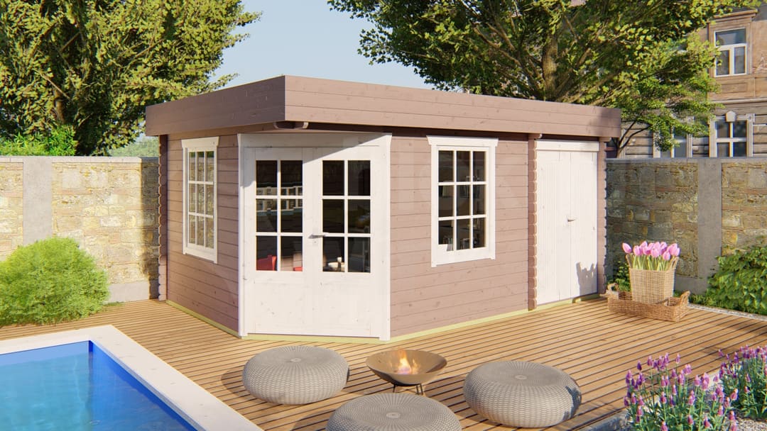 blokhut Blokhut Helge geïmpregneerd | Inclusief fundamentbalken, easyroofing, startset en bezorging! - Tuindeco - 40.0795-DI - 350x500 blokhut Blokhut Helge geïmpregneerd | Inclusief fundamentbalken, easyroofing, startset en bezorging! - Tuindeco - 40.0795-DI - 350x500