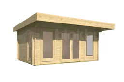 blokhut Blokhut Yorick geïmpregneerd | Inclusief fundamentbalken, easyroofing, startset en bezorging! - Tuindeco - 40.0810-DI - 500x380