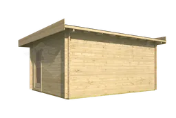 blokhut Blokhut Yorick geïmpregneerd | Inclusief fundamentbalken, easyroofing, startset en bezorging! - Tuindeco - 40.0810-DI - 500x380