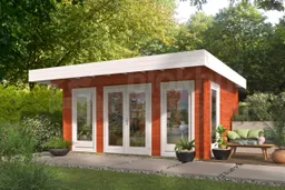 blokhut Blokhut Yorick geïmpregneerd | Inclusief fundamentbalken, easyroofing, startset en bezorging! - Tuindeco - 40.0810-DI - 500x380