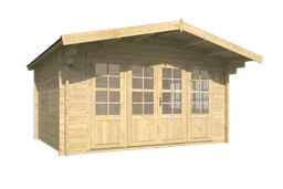 blokhut Blokhut Blackpool geïmpregneerd | Inclusief fundamentbalken, shingles, startset en bezorging! - Tuindeco - 40.7001-DI - 440x340