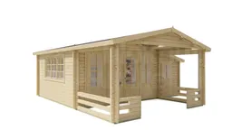 blokhut Blokhut Manchester | Inclusief fundamentbalken, shingles, startset en bezorging! - Tuindeco - 40.7006 - 594x440