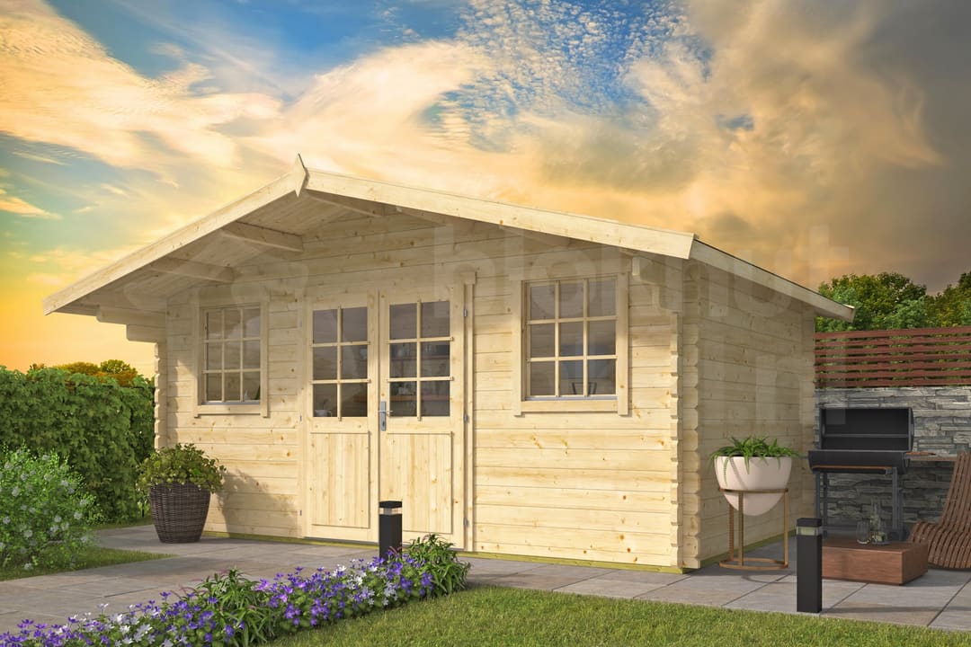 blokhut Blokhut Inge | Inclusief fundamentbalken, shingles, startset en bezorging! - Tuindeco - 40.0620 - 420x420 blokhut Blokhut Inge | Inclusief fundamentbalken, shingles, startset en bezorging! - Tuindeco - 40.0620 - 420x420