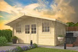 blokhut Blokhut Inge | Inclusief fundamentbalken, shingles, startset en bezorging! - Tuindeco - 40.0620 - 420x420