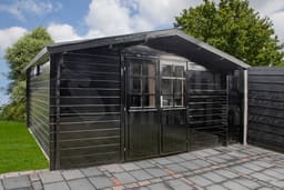 tuindeco actieblokhut Blokhut Gunda geïmpregneerd | Inclusief fundamentbalken, shingles, startset en bezorging! - Tuindeco - 40.7221-DI - 400x400