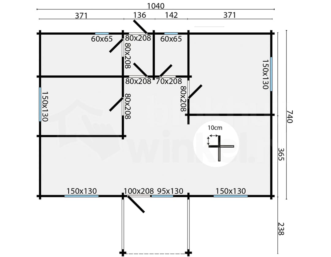 tuindeco blokhut Blokhut Finn Geïmpregneerd | Inclusief fundamentbalken, shingles, startset en bezorging! - Tuindeco - 40.7249-DI - 1040x740+238 tuindeco blokhut Blokhut Finn Geïmpregneerd | Inclusief fundamentbalken, shingles, startset en bezorging! - Tuindeco - 40.7249-DI - 1040x740+238