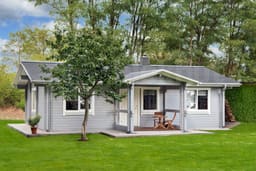 tuindeco blokhut Blokhut Finn Geïmpregneerd | Inclusief fundamentbalken, shingles, startset en bezorging! - Tuindeco - 40.7249-DI - 1040x740+238