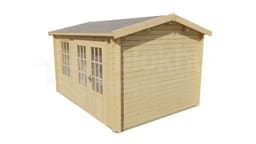 tuindeco actieblokhut Blokhut Chloe Geïmpregneerd | Inclusief fundamentbalken, shingles, startset en bezorging! - Tuindeco - 40.7267-DI - 400x300