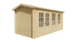 tuindeco actieblokhut Blokhut Justine Geïmpregneerd | Inclusief fundamentbalken, shingles, startset en bezorging! - Tuindeco - 40.7278-DI - 500x250