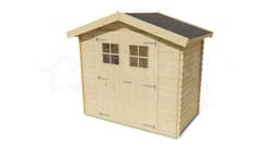 blokhut Blokhut Malva 2.0 | Inclusief fundamentbalken, shingles en bezorging! - Tuindeco - 40.0169 - 260x150
