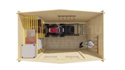 blokhut Blokhut Malva 2.0 | Inclusief fundamentbalken, shingles en bezorging! - Tuindeco - 40.0169 - 260x150