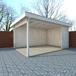 veranda Prowood veranda zwolle 450x300 geïmpregneerd - ProWood - PWZW450300-DI - 470x320