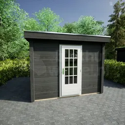 actie blokhut plat dak Oxfordshire 300x150 geïmpregneerd - ProWood - PWO300150-DI - 300x150