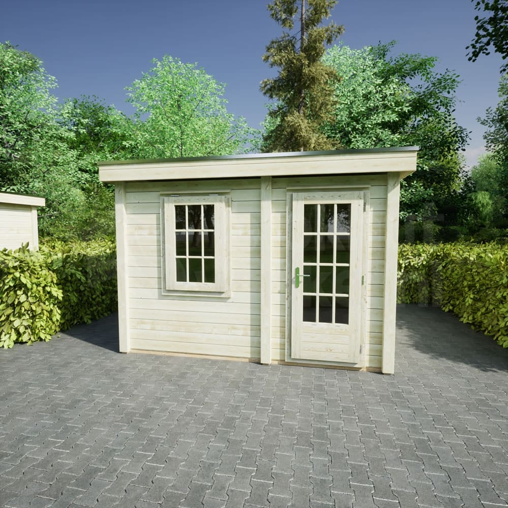 actie blokhut plat dak Oxfordshire 338x150 - ProWood - PWO338150 - 338x150 actie blokhut plat dak Oxfordshire 338x150 - ProWood - PWO338150 - 338x150