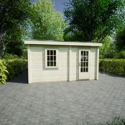 actie blokhut plat dak Oxfordshire 438x388 - ProWood - PWO438388 - 438x388