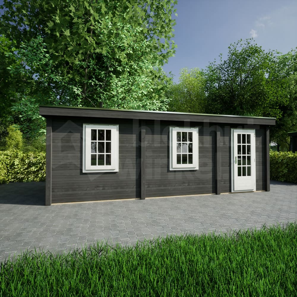 actie blokhut plat dak Oxfordshire 676x200 geïmpregneerd - ProWood - PWO676200-DI - 676x200 actie blokhut plat dak Oxfordshire 676x200 geïmpregneerd - ProWood - PWO676200-DI - 676x200