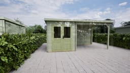 Blokhut Roosmarijn 200x300 + 300 Keteldruk geïmpregneerd | Inclusief EPDM, fundamentbalken en bezorging! - BHW Select - BL282030B30223 - 220x320