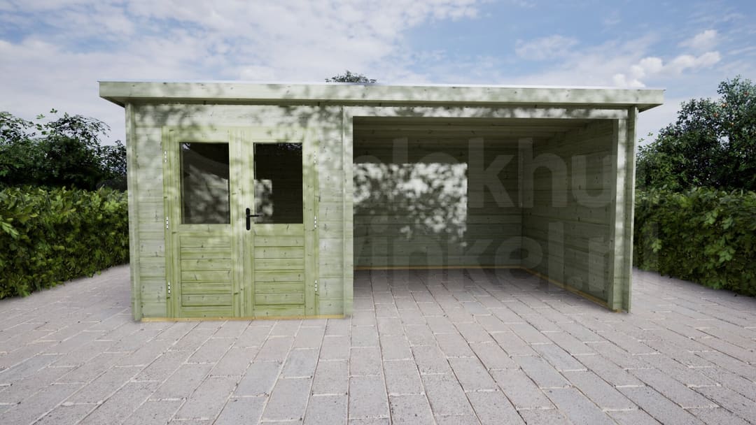 Blokhut Roosmarijn 200x300 + 300 Keteldruk geïmpregneerd | Inclusief EPDM, fundamentbalken en bezorging! - BHW Select - BL282030B30223 - 220x320 Blokhut Roosmarijn 200x300 + 300 Keteldruk geïmpregneerd | Inclusief EPDM, fundamentbalken en bezorging! - BHW Select - BL282030B30223 - 220x320