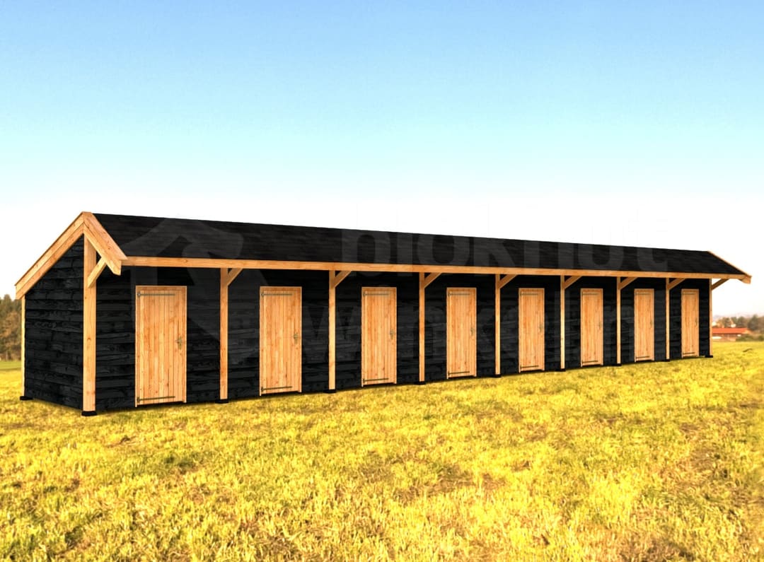 kapschuur Woodvision Kapschuur Modulair Delfland 2800x310 geïmpregneerd (8 vakken) - Woodvision - WVKMDE2800310-DI - 2800x440 kapschuur Woodvision Kapschuur Modulair Delfland 2800x310 geïmpregneerd (8 vakken) - Woodvision - WVKMDE2800310-DI - 2800x440