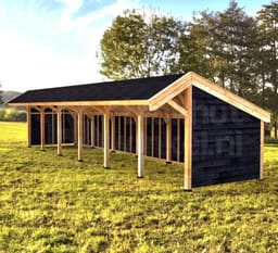 Woodvision Kapschuur Modulair Eemland 2100x310 geïmpregneerd (6 vakken)