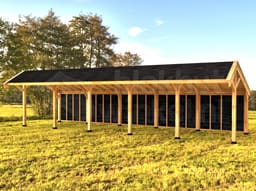 Woodvision Kapschuur Modulair Gaasterland 1750x310 (5 vakken)