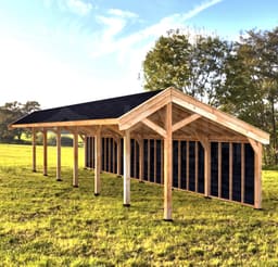 Woodvision Kapschuur Modulair Gaasterland 2100x310 geïmpregneerd (6 vakken)