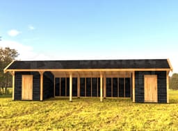 Woodvision Kapschuur Modulair Kennemerland 1750x310 geïmpregneerd (5 vakken)