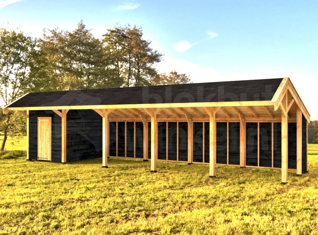 Woodvision Kapschuur Modulair Maasland 1750x310 geïmpregneerd (5 vakken) Woodvision Kapschuur Modulair Maasland 1750x310 geïmpregneerd (5 vakken)