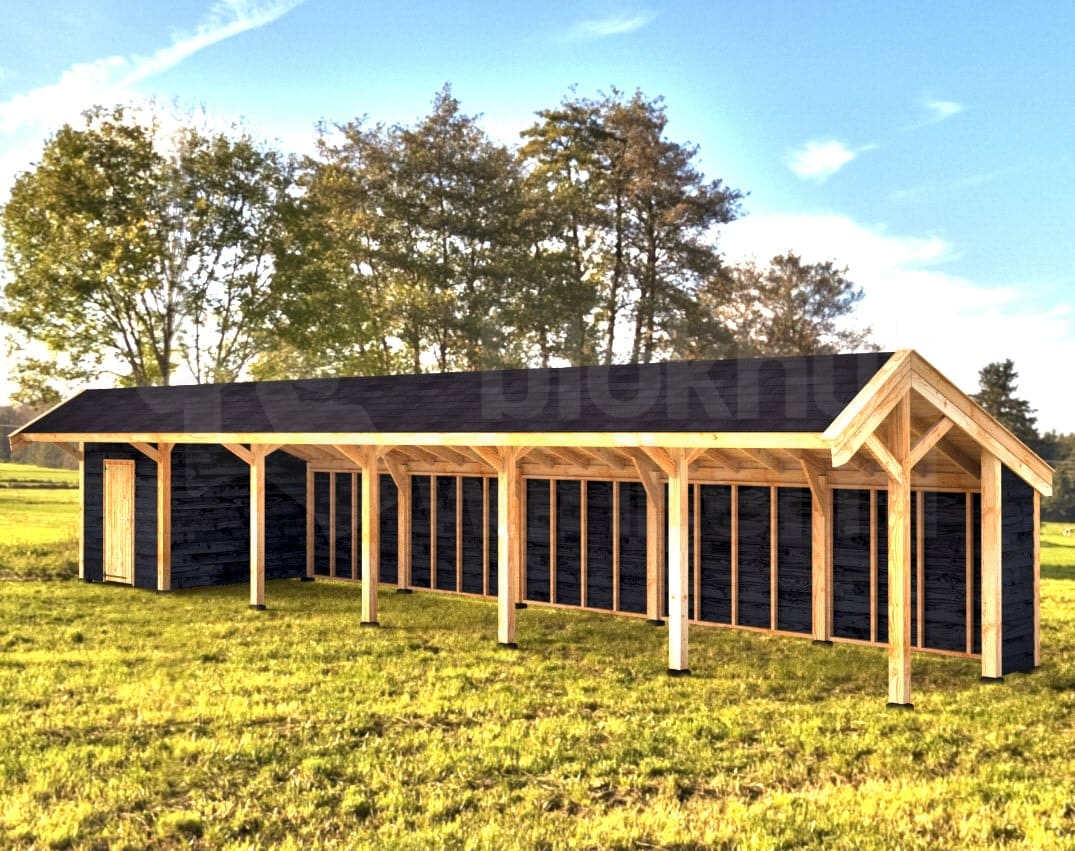 Woodvision Kapschuur Modulair Maasland 2100x310 geïmpregneerd (6 vakken) Woodvision Kapschuur Modulair Maasland 2100x310 geïmpregneerd (6 vakken)